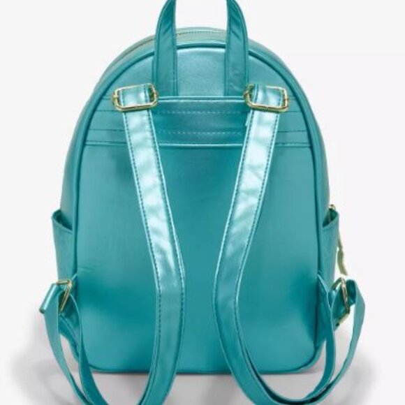 NWT Her Universe Disney The Little Mermaid Ombre Scales Mini Backpack - Picture 3 of 4